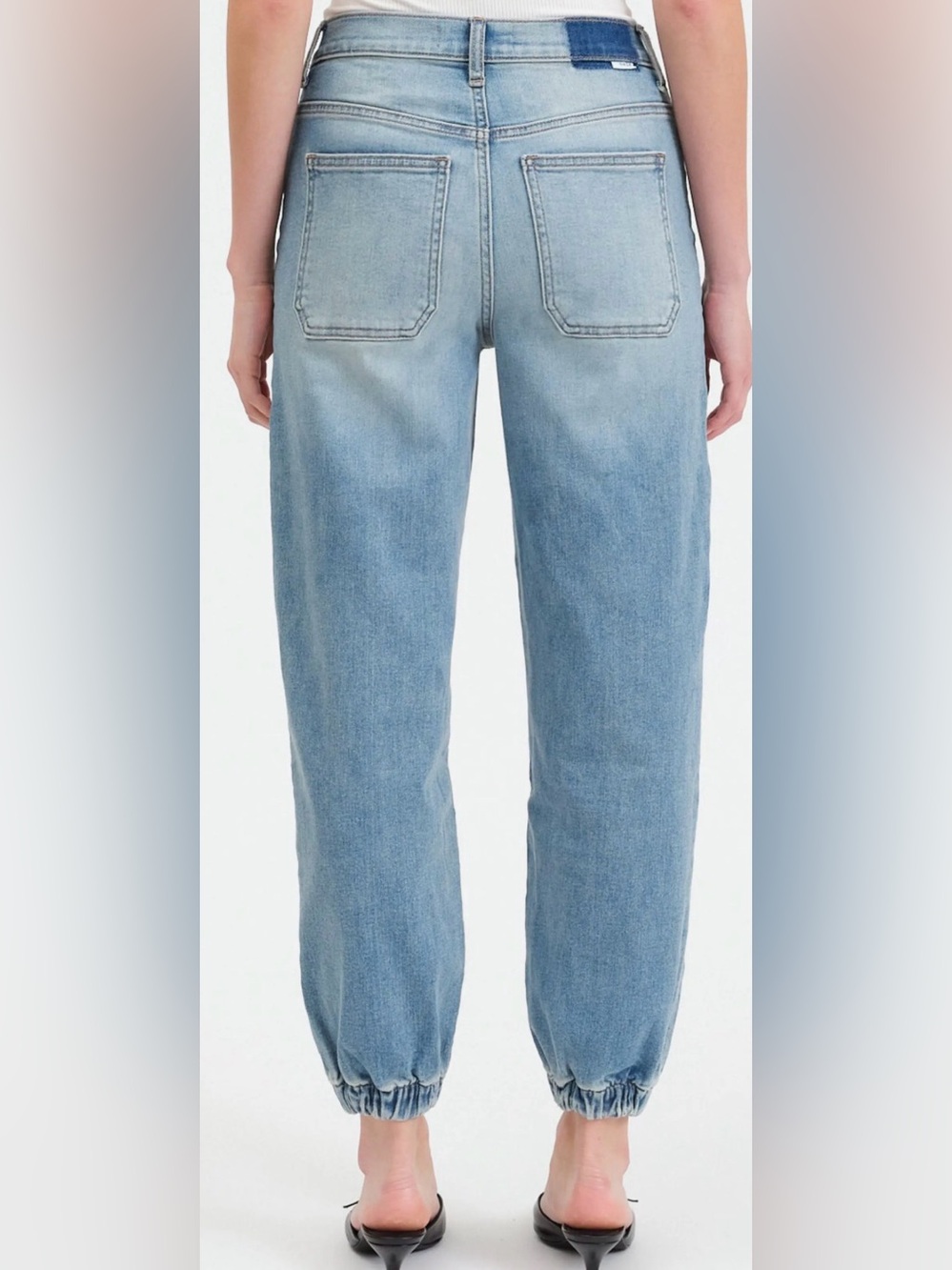 Daze The Champ High Rise Denim Jogger 30 Utility Relaxed Fit Casual Streetwear - Picture 3 of 10